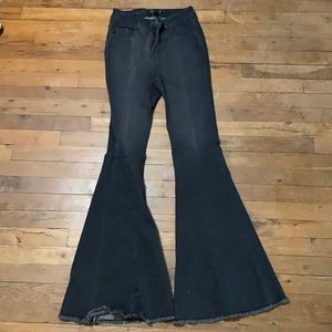 Black Flare Jeans